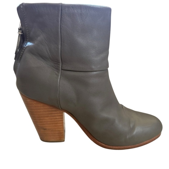 Excellent condition gray leather rag & bone newbury boot size 36.5 euro 6.5 us - Picture 11 of 11